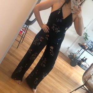 Black urban outfitters jumpsuit (wide leg)
